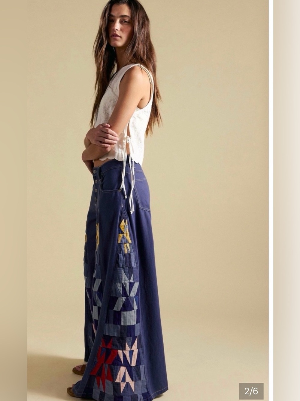 We The Free Kaleidoscope Starry Nights Wide Leg NWT Free People ❤️